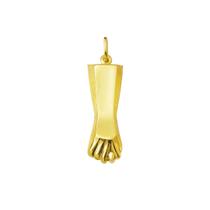 Pingente Figa Estilo Reta Ouro 18k Grande K310 Pingente Figa Estilo Reta Ouro 18k Grande K310