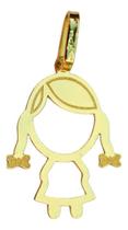Pingente Filha Ouro18k Trança Pingente Filha Ouro18k Trança
