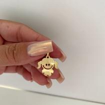 Pingente Filho(a) Bonequinho Presente Emocional para Mães em Semijoia com Significado Simonatto