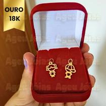 Pingente Filho Menina Menino Ouro 18k Filhos Joia Pingente Filho Menina Menino Ouro 18k Filhos Joia