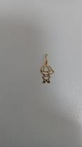 Pingente Filho Menino Mini Em Ouro 18k Vazado