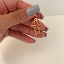 Pingente Filho Semijoia Feminina com Valor Afetivo Banhada a Ouro 18k Simonatto