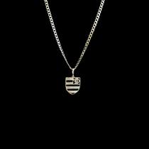 Pingente Flamengo Brasão P I Prata 925