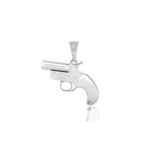 Pingente Flare Gun 15 mm Prata Polida Pingente Flare Gun 15 mm Prata Polida