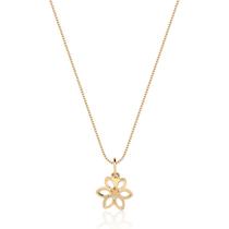 Pingente Flor Delicado Ouro 10k P39 Pingente Flor Delicado Ouro 10k P39