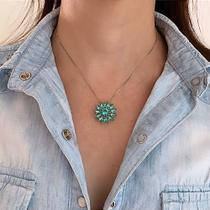 Pingente Flor Turmalina