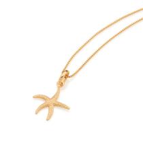 Pingente folheado a ouro estrela do mar Pingente folheado a ouro estrela do mar