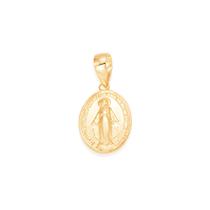 Pingente folheado a ouro nossa senhora das 540296 Rommanel Pingente folheado a ouro nossa senhora das 540296 Rommanel