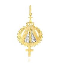 Pingente Folheado Foto Corrosão Nossa Senhora Aparecida Pingente Folheado Foto Corrosão Nossa Senhora Aparecida