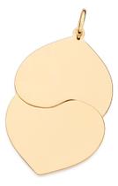 Pingente Formado Por Dois Corações Lisos I 542830 Pingente Formado Por Dois Corações Lisos I 542830