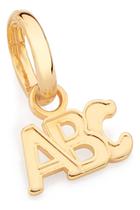 Pingente Formado Por Letras Abc.med 1,4 Cm X 542731