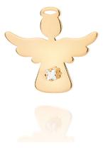 Pingente Formato Anjo Com Auréola Vazada, C 542676