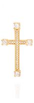 Pingente Formato De Cruz Com 28 Zircônias ( 541861 Pingente Formato De Cruz Com 28 Zircônias ( 541861