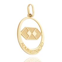 Pingente Formatura Administração em Ouro 18K Pingente Formatura Administração em Ouro 18K