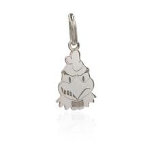 Pingente galo doido - 1cm prata 925