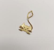 Pingente gato corpo contorno bri 1x 0,50pts