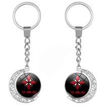 Pingente giratório Keychain Umbrella Corporation Resident Evil Pingente giratório Keychain Umbrella Corporation Resident Evil
