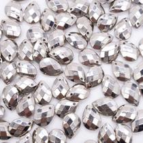 Pingente Gota Abs Níquel 12x18mm 10pçs 10g Pingente Gota Abs Níquel 12x18mm 10pçs 10g