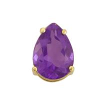 Pingente Gota com Ametista em Ouro 18k Pingente Gota com Ametista em Ouro 18k