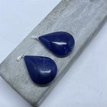 Pingente gota de quartzo azul - equilíbrio - prata 950 Pingente gota de quartzo azul - equilíbrio - prata 950