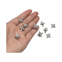 Pingente Gótico 3D Em Forma De Bola Espinhosa 10pcs 15mm*15mm Estrela Da Manhã Charms Para Confecção Pingente Gótico 3D Em Forma De Bola Espinhosa 10pcs 15mm*15mm Estrela Da Manhã Charms Para Confecção