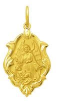 Pingente Grande Modelo Trabalhado Ornato 2.4cm Santos Ouro 18k ( 47 Santos ) K230