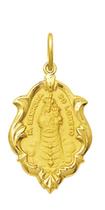 Pingente Grande Modelo Trabalhado Ornato 2.4cm Santos Ouro 18k ( 47 Santos ) K230
