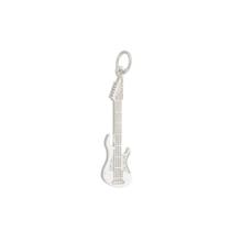 Pingente Guitarra Dupla Face Prata 925 Kl Pingente Guitarra Dupla Face Prata 925 Kl