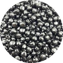 Pingente Guizo Sininho 14mm Preto 25pçs 20g