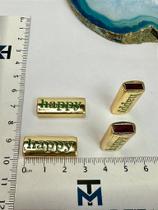 Pingente Happy Passante de Ouro 18k - 01 Unidade Pingente Happy Passante de Ouro 18k - 01 Unidade
