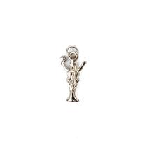 Pingente Iemanjá Imagem 2,5 cm Metal Niquelado
