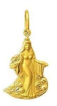 Pingente Iemanjá Orixá em Ouro 18K 11213 K060