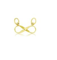 Pingente Infinito Ouro 18 kilates Peso 1.00 Grama 14 mm Pingente Infinito Ouro 18 kilates Peso 1.00 Grama 14 mm