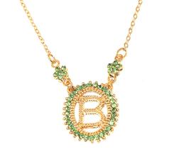 Pingente Inicial 2cm + Corrente 45cm - Dourado