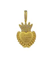 Pingente jesus dono cravejado - banhado a ouro 18k Pingente jesus dono cravejado - banhado a ouro 18k