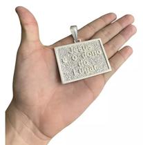 Pingente Jesus É O Dono Do Lugar Banhado A Prata 925 Placa