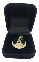 Pingente Letra A Banhado a Ouro Zircônia Idêntica A Ouro Pingente Letra A Banhado a Ouro Zircônia Idêntica A Ouro