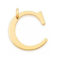 Pingente Letra C Ouro 18 kilates 1.50 Gramas 30 mm Temos todas Letras Pingente Letra C Ouro 18 kilates 1.50 Gramas 30 mm Temos todas Letras