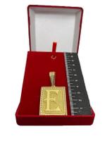 Pingente Letra Cravejado - Banhado A Ouro 18K Pingente Letra Cravejado - Banhado A Ouro 18K