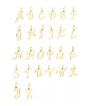 Pingente Letra de Nome Moda Ouro 18 k Peso 0,02 Grama 10 mm Unidade Temos Todas Letras Pingente Letra de Nome Moda Ouro 18 k Peso 0,02 Grama 10 mm Unidade Temos Todas Letras