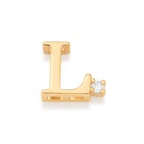 Pingente letra folheado a ouro Letra l 542479 Rommanel