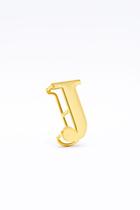 Pingente Letra J Ouro 18k - 0.78
