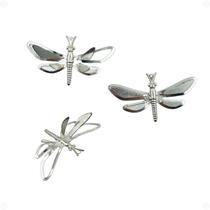Pingente Libélula 23x50mm 30pçs Metal Níquel Bijuteria 45g Pingente Libélula 23x50mm 30pçs Metal Níquel Bijuteria 45g