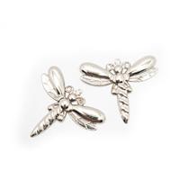 Pingente Libélula Metal Níquel 35x40mm 10pçs 9g Pingente Libélula Metal Níquel 35x40mm 10pçs 9g
