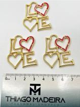 Pingente Love Ouro 18k - 01 Unidade Pingente Love Ouro 18k - 01 Unidade