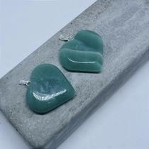 Pingente love quartzo verde-saúde