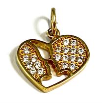 Pingente Lovers, Joia de ouro 10k