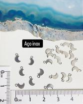 Pingente Lua em Aço Inox - 01 Unidade