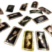 Pingente Madrepérola Irisada 52x28mm 30pçs Artesanato Biju Pingente Madrepérola Irisada 52x28mm 30pçs Artesanato Biju