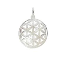 Pingente mandala flores vazada